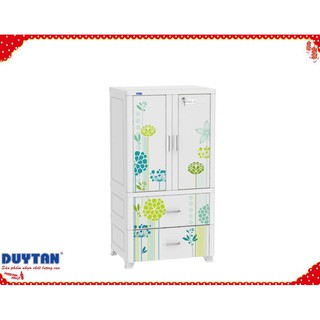 Tủ nhựa duy tân wing 2c-2n-trắng