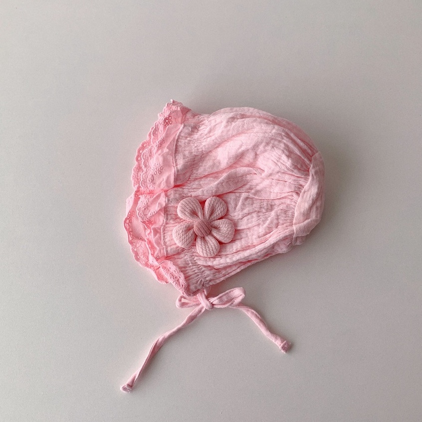 Mũ che thóp cho bé gái dễ thương 3 màu