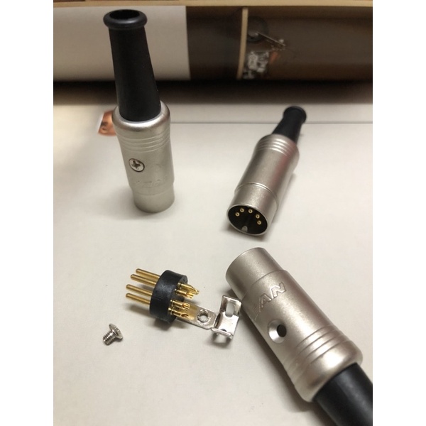 Jack midi din 5 chân cao cấp mạ vàng chính hãng dành cho amply cổ,đức,châu âu