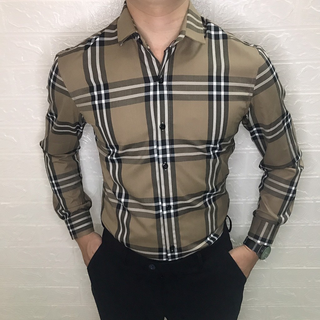 Áo Sơ Mi Nam Dài Tay Sọc Caro N&H01 Thời Trang Cao Cấp Thoải Mái - NEW | BigBuy360 - bigbuy360.vn