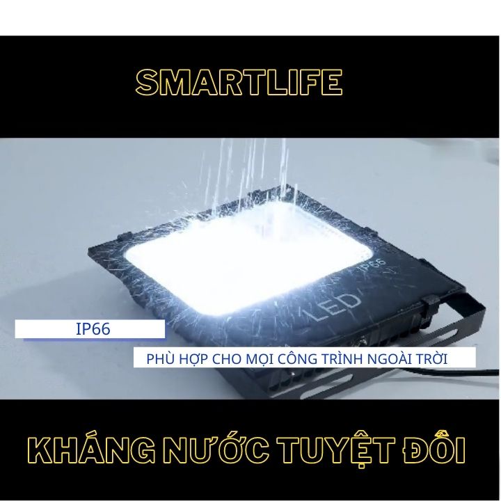Đèn pha LED COB 10w 20w 50w 100w siêu sáng chống nước kháng nước ip66 cao cấp đủ công suất