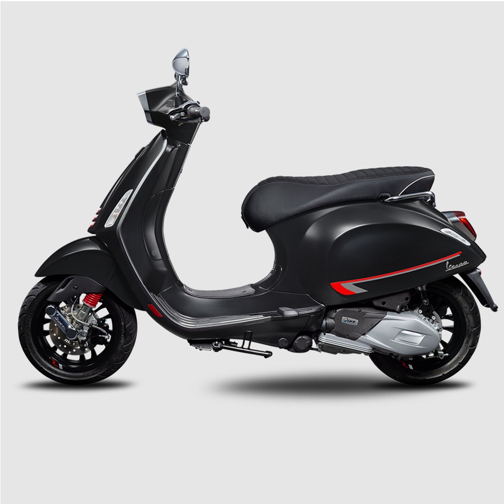 Xe Tay Ga Vespa Sprint S 125 Màu Đen Sần Black Opaco