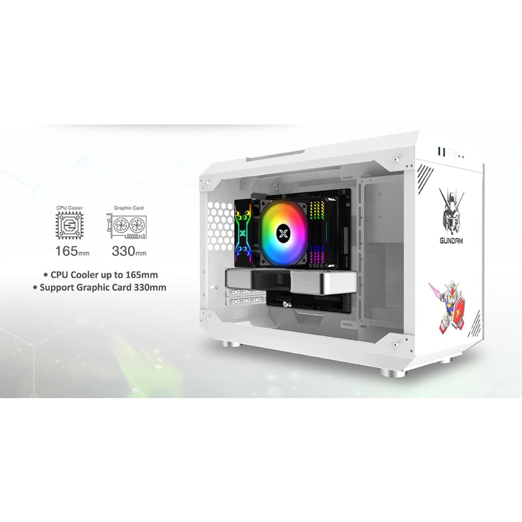 Vỏ Case XIGMATEK X3 GD  - PREMIUM GAMING M-ATX - New chính hãng Mai Hoàng - BH 12 Tháng