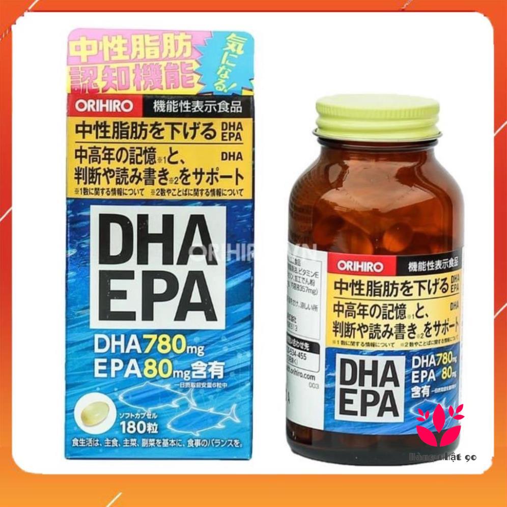 Viên bổ não DHA EPA nhật bản  hộp 180 viên Nhật Bản