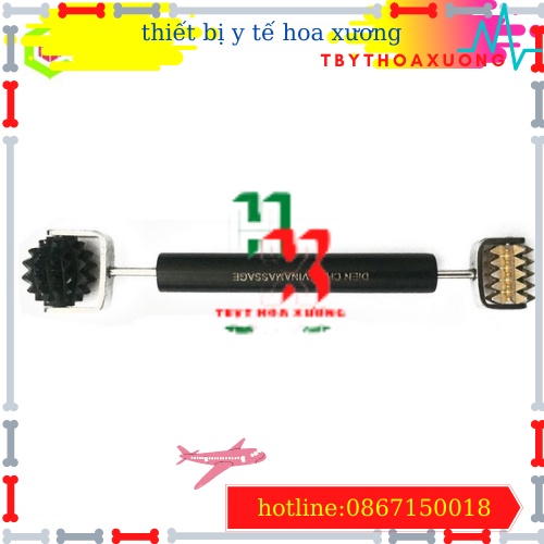 [Hàng Chính Hãng Diện Chẩn Bùi Quốc Châu] Lăn 2 Đầu Đồng Cầu Sừng - Dụng Cụ Diện Chẩn