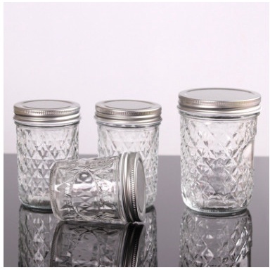 Hũ Thủy Tinh Kim Cương 100ml đựng Gia Vị