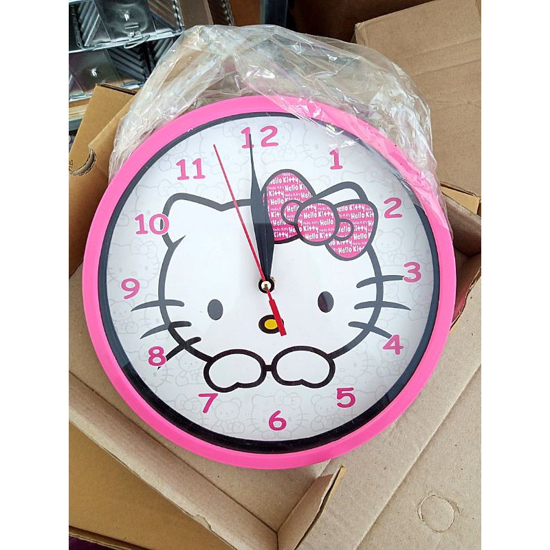 Đồng hồ treo tường hình Hello KITTY 20cm