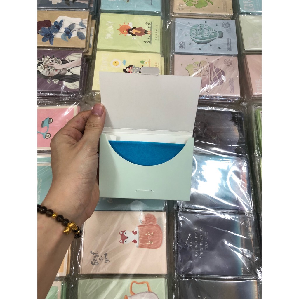 Giấy thấm dầu nội địa Trung 50 miếng