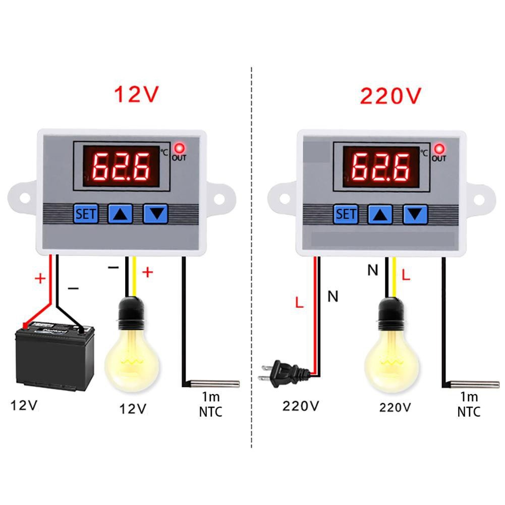 Mạch cảm biến khống chế nhiệt độ W3002 - 12V-220V