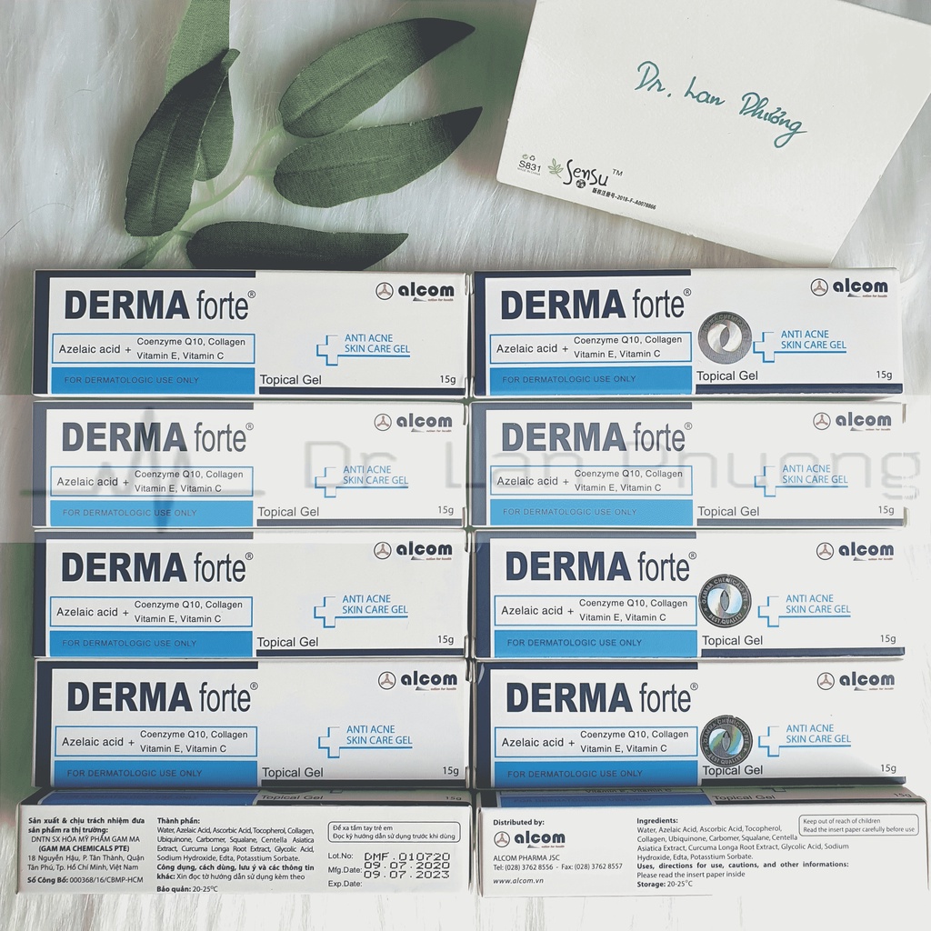 Gel Giảm Thâm Mụn Derma Forte - Megaduo 15g