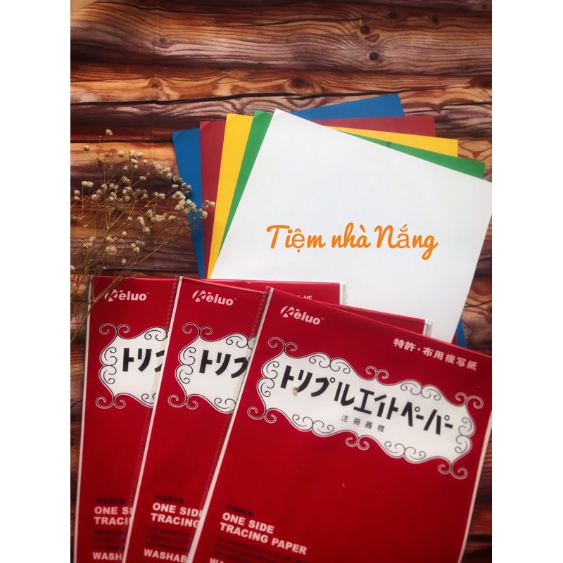 Set giấy than scan mẫu thêu ( 5 màu )