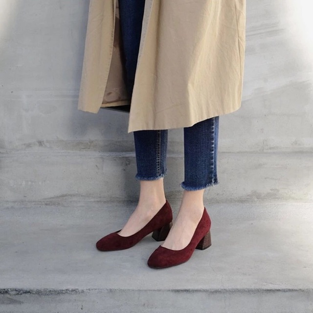 Giày nữ gót vuông