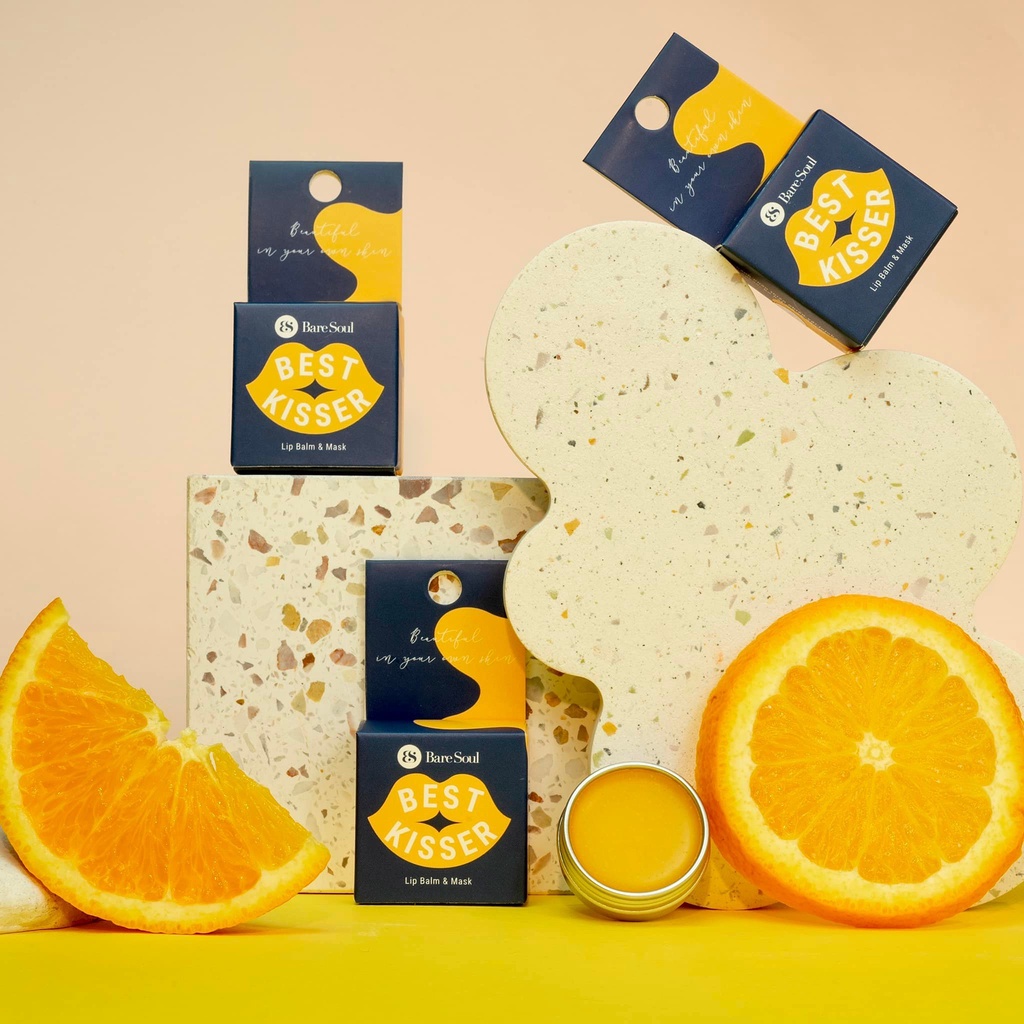 Bộ đôi giảm thâm môi, dưỡng ẩm căng mọng, làm hồng tự nhiên Baresoul Lip Balm &amp; Mask 10g + Sweet Talker 20g