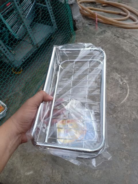 Kệ gia vị treo 1 tầng Inox 201