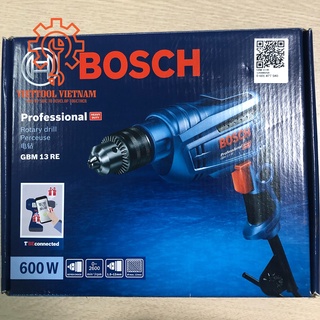 Máy Khoan Bosch GBM 13RE 600W, máy khoan bosch, dụng cụ bosch chính hãng, máy khoan xịn, máy khoan dùng điện chính hãng