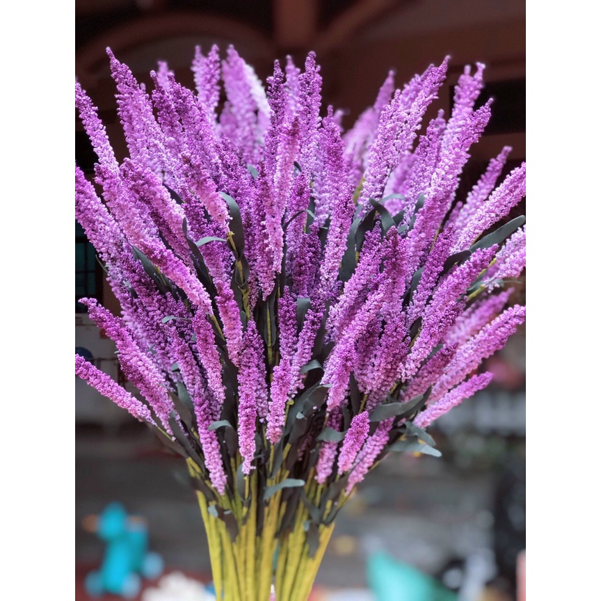 [VIDEO THÂT] Hoa giả cao cấp  Cành Hoa Lavender xốp trang trí decor nhà cửa