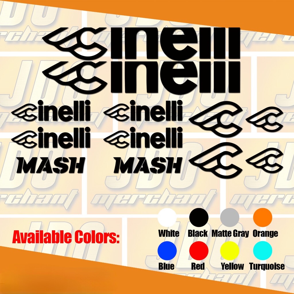 Decal Dán Xe Đạp FESA Cinelli