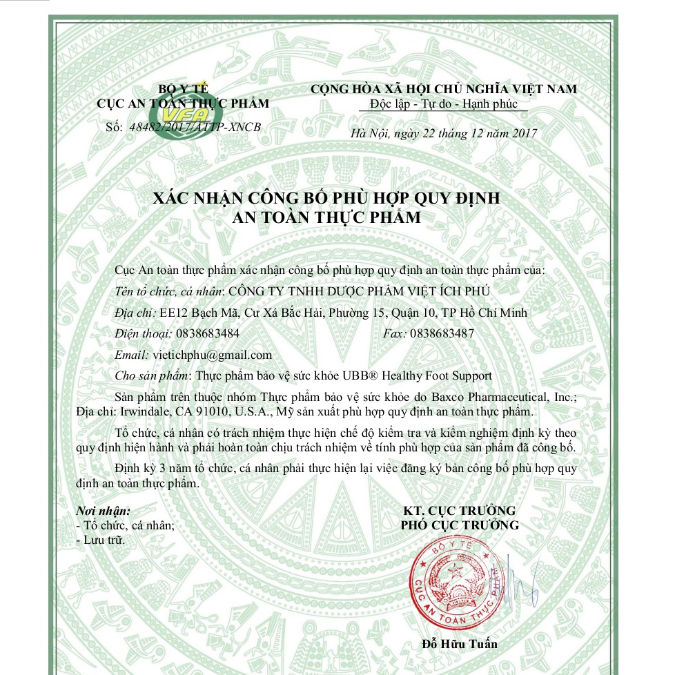 (Hàng Mỹ) Healthy Foot Support -hỗ trợ điều trị gout, làm giảm hàm lượng acid uric trong máu