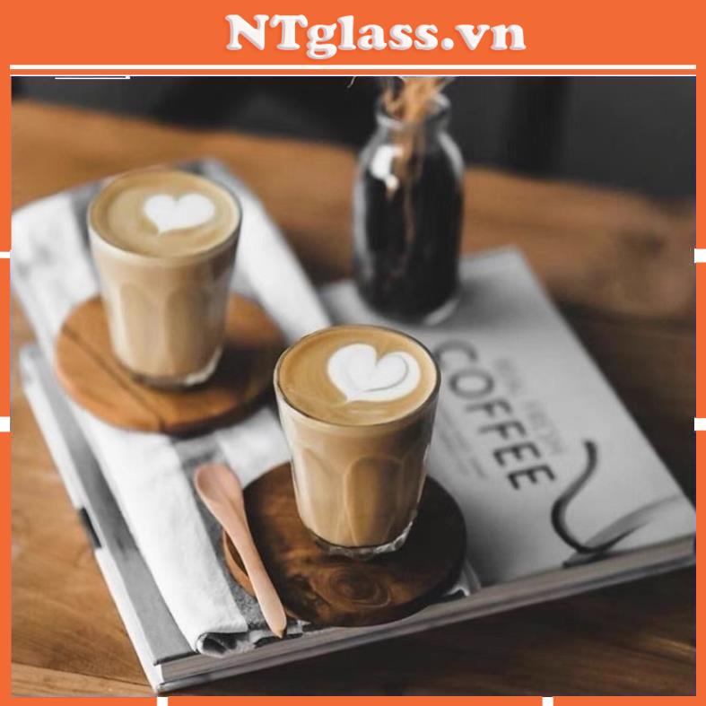 Ly Trà/Cà Phê Thủy Tinh Trong Suốt 144ml Nhập Khẩu Thái Lan
