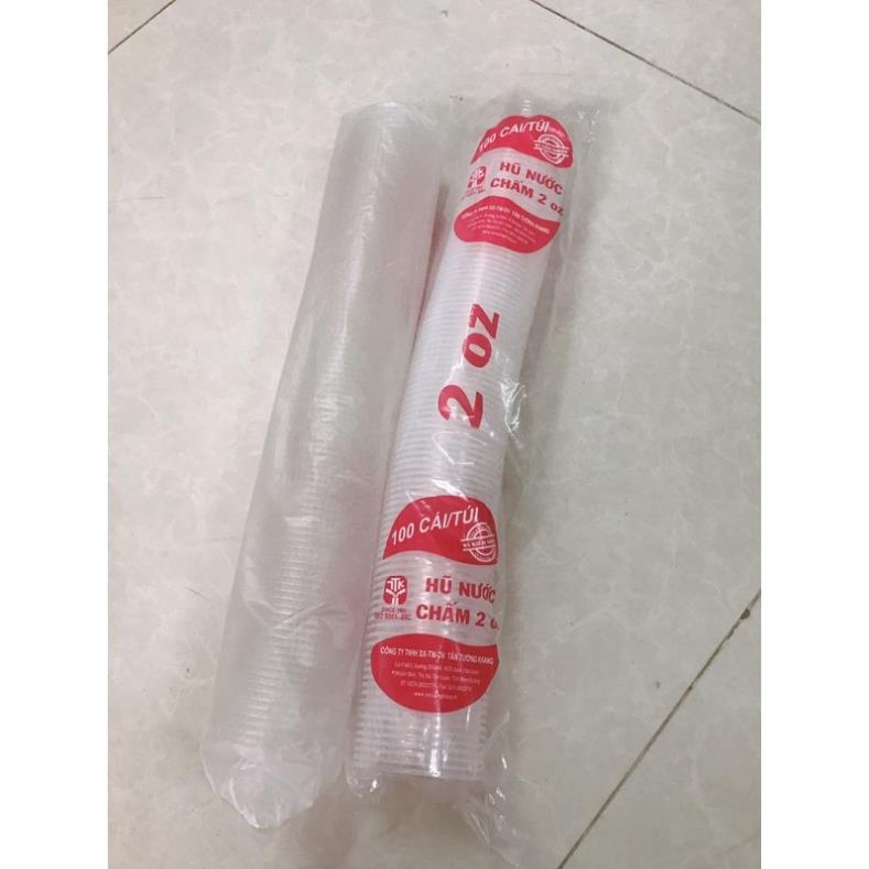 Set 100 hũ đựng nước chấm tương ớt 2oz   - NHỰA AN SƯƠNG