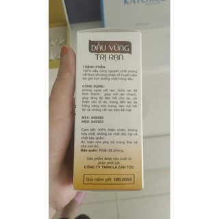 DẦU VỪNG TRỊ RẠN