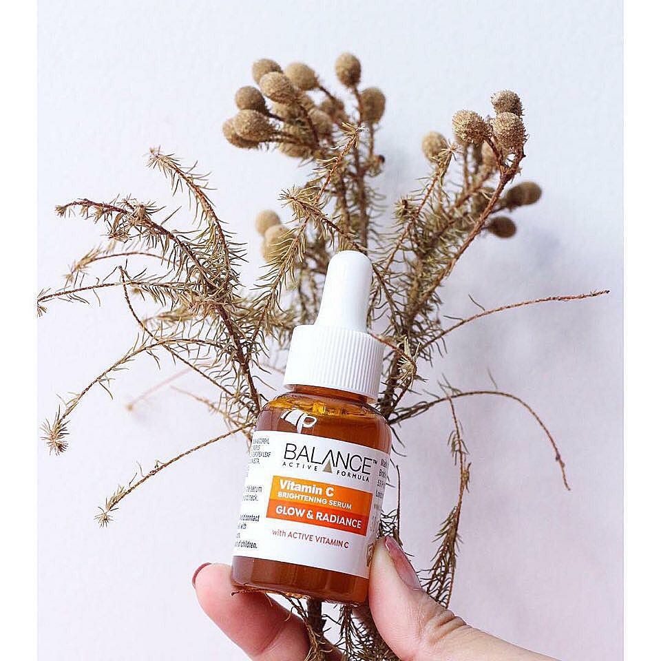Serum Dưỡng Sáng Da, Mờ Thâm Balance Active Formula Vitamin C Brightening Serum Glow &amp; Radiance 30ml - Hasaki