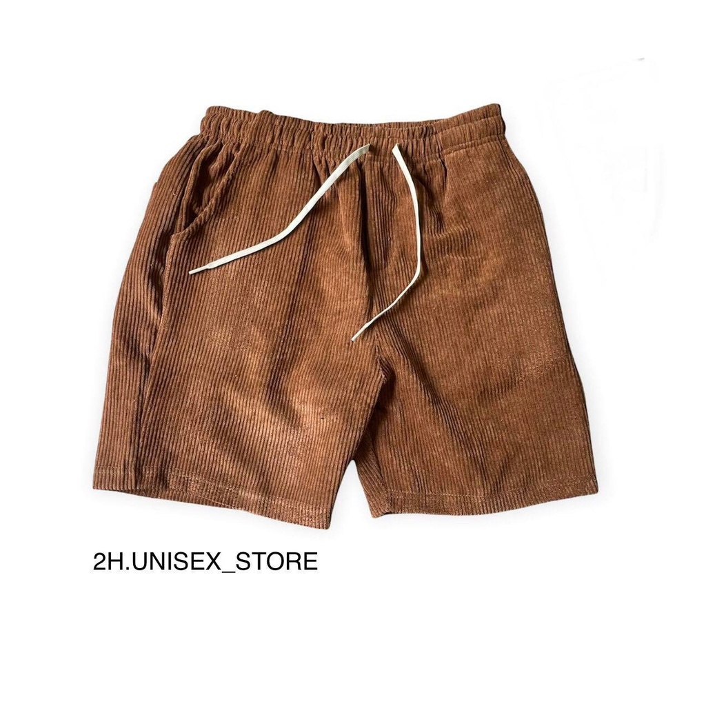 QUẦN SHORT ĐÙI NHUNG TĂM FORM CHUẨN FULL 4 MÀU 2H.UNISEX_STORE