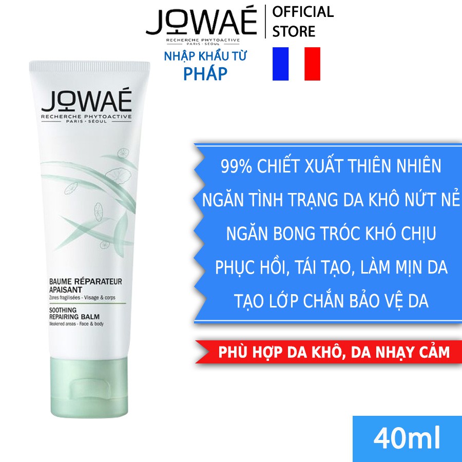 Kem Phục Hồi Và Tái Tạo Da JOWAE Giúp Da Mịn Màng Hơn 40ml - Mỹ Phẩm Thiên Nhiên Nhập Khẩu Chính Hãng Từ Pháp