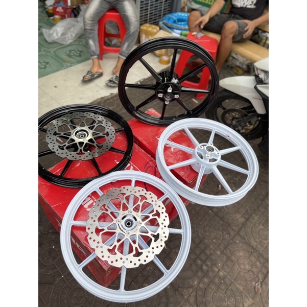 Mâm X1R 8 Cây Raider Sonic Tặng kèm đĩa trước 290mm