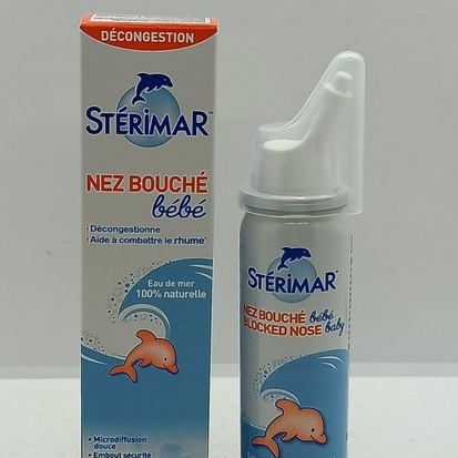 Dung Dịch Xịt Mũi Muối Biển Sterimar Pháp Cá Heo - Chai 50ml