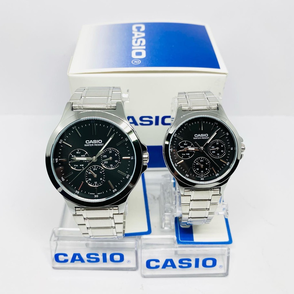 Đồng Hồ Casio Nam Dây Kim Loại MTP-V300D-1AUDF Chính Hãng