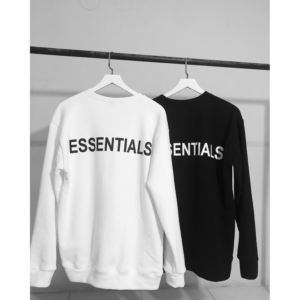 Áo sweater unisex THE 1996 Áo nỉ dày tay form rộng nam nữ ESSENTIALS | BigBuy360 - bigbuy360.vn