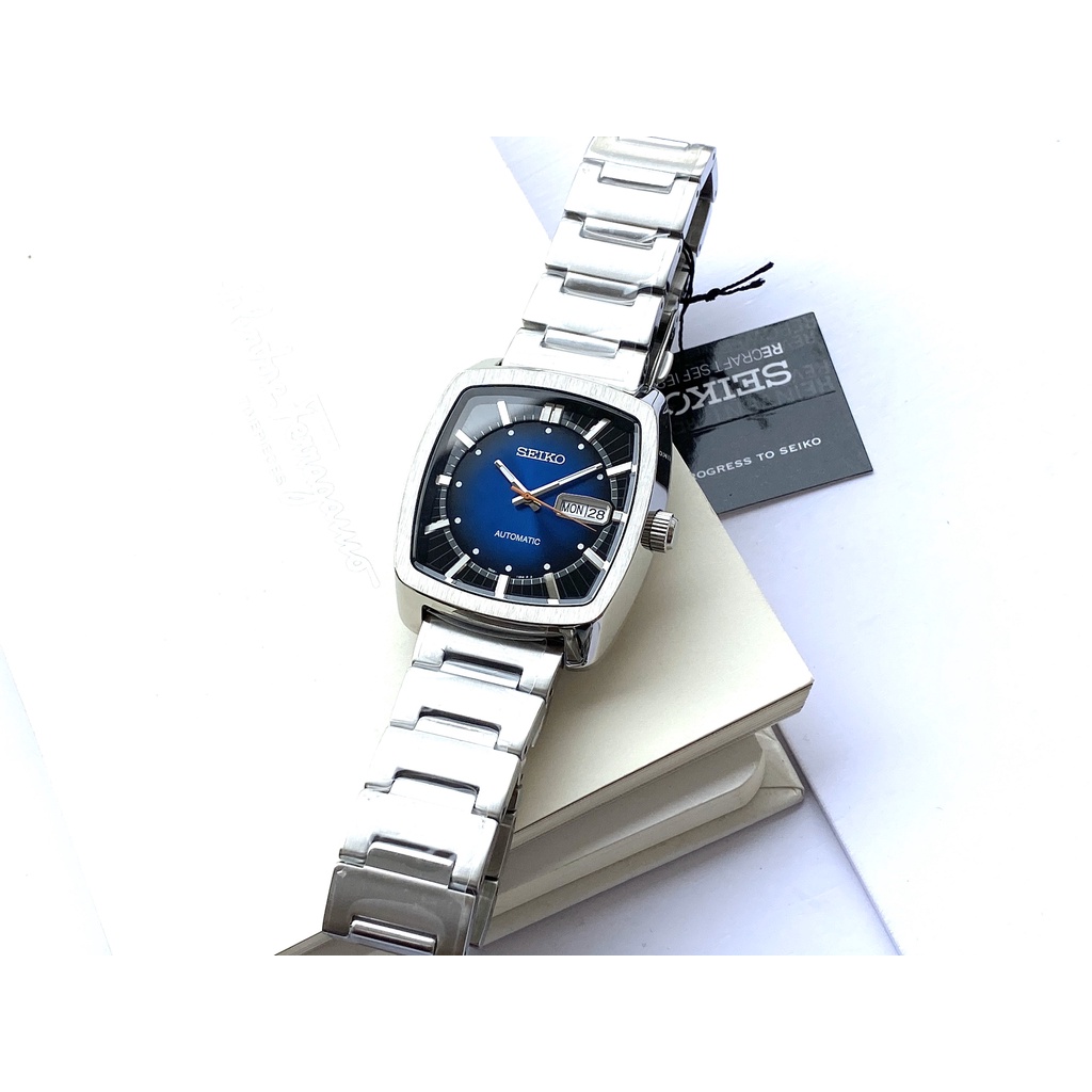 Đồng hồ nam Seiko Automatic SNKP23 Mặt dial màu xanh dương lịch lãm