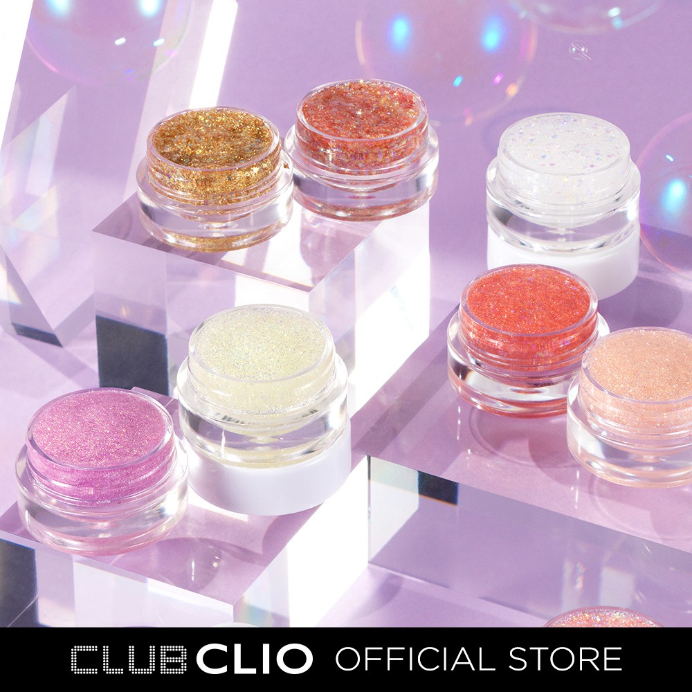 Phấn mắt Clio Twinkle Pop dạng thạch màu kim tuyến nhũ lấp lánh thời trang 2.8g | BigBuy360 - bigbuy360.vn