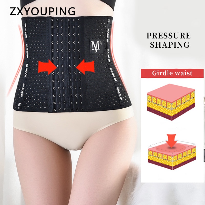 [Hàng mới về] Đai nịt bụng định hình cơ thể thon gọn thoáng khí có thể điều chỉnh kích thước cho phụ nữ sau sinh