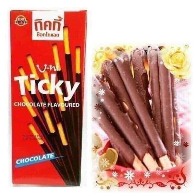 Bánh que socola ticky Thái Lan 10k/ 2 hộp