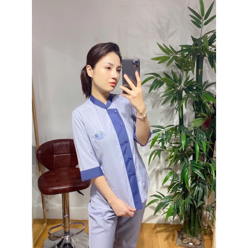 Áo Lam Đi Chùa # LÃNH TỤ PHỐI NỮ GIÁ RẺ VÔ ĐỊCH