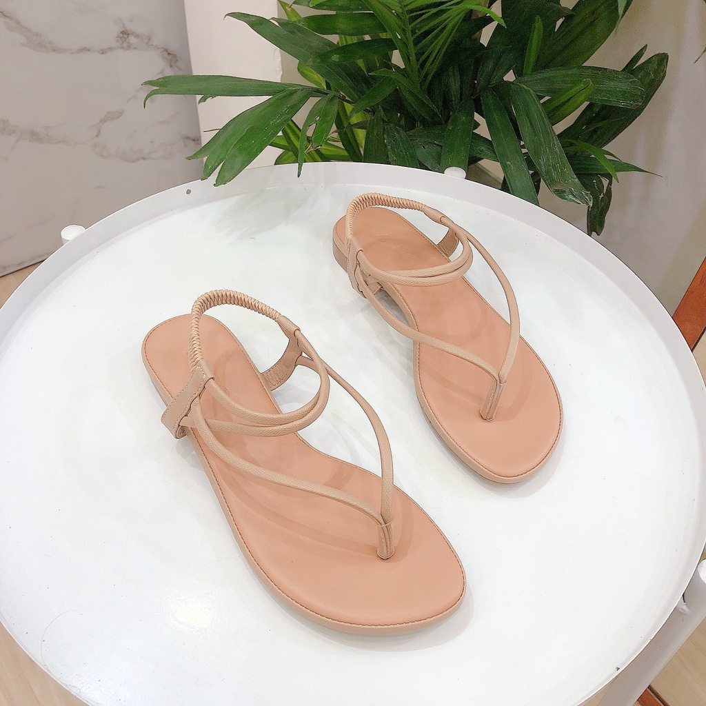 Giày Sandal Trệt Nữ Xỏ 1 dây VNXK