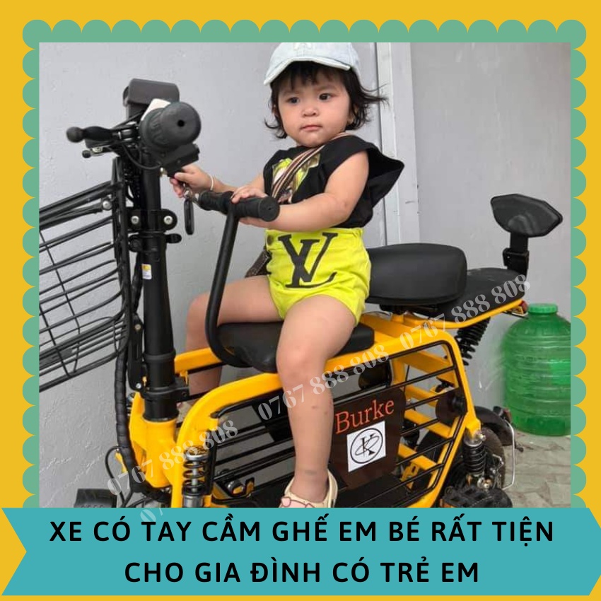 Xe điện Burke 2023 💥 💥 Pin lithium cao cấp - Hàng loại 1 - Có sẵn tại Hà Nội