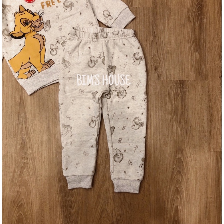 Bộ nỉ Lion bé trai