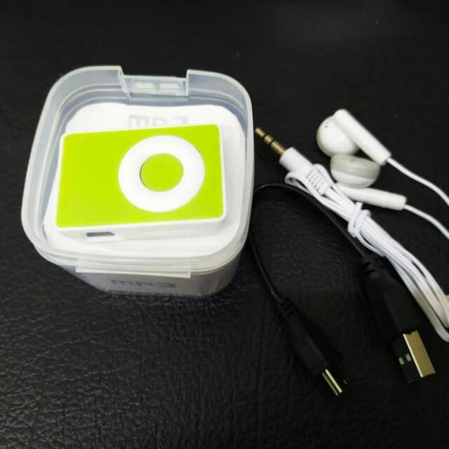 Máy Nghe Nhạc Mp3 Dạng Kẹp Thẻ Nhớ Mini Bằng Nhựa