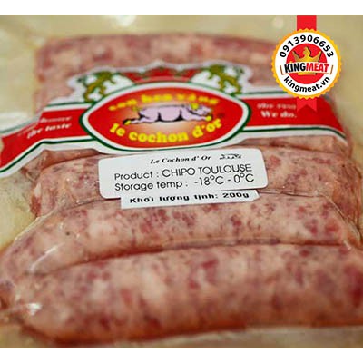 Xúc xích tươi  toulouse 30g - 200g/ túi | BigBuy360 - bigbuy360.vn
