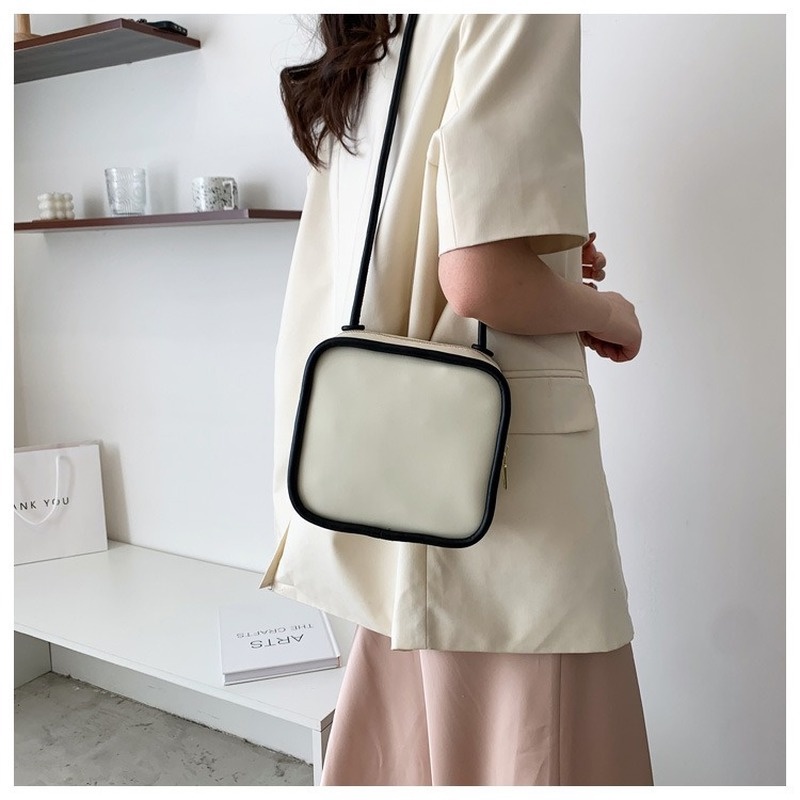 Túi Đeo Chéo Vai Hình Vuông Nhỏ Màu Trơn Đơn Giản Thời Trang Mùa Xuân Mới 2022 Gylb245