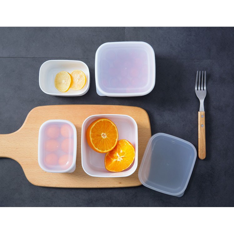 Hộp nhựa đựng thực phẩm white pack hàng Nhật