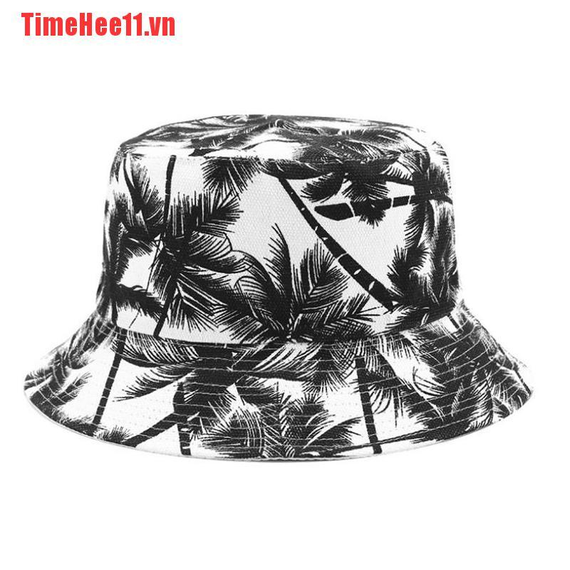 【TimeHee11】Two Side Bucket Hat For Men Women Hip Hop Fisherman Hat Adult Summ