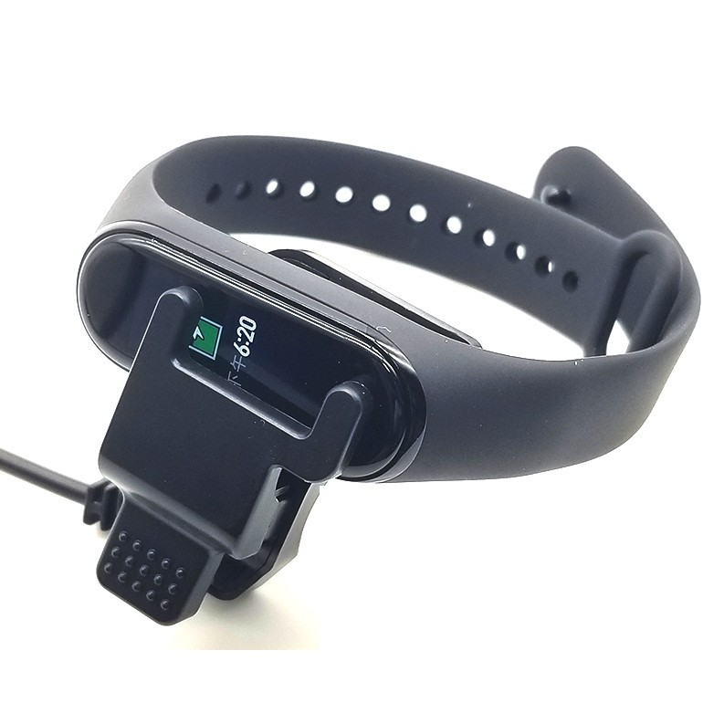 Dây sạc/ Cáp sạc Miband 4 không cần tháo dây dạng kẹp + Cáp sạc thường Mi band 2 / 3 / 4