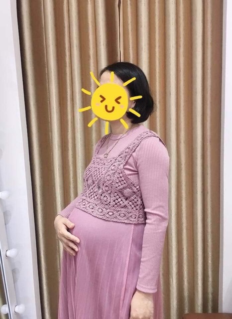 Váy bầu thời trang thu đông