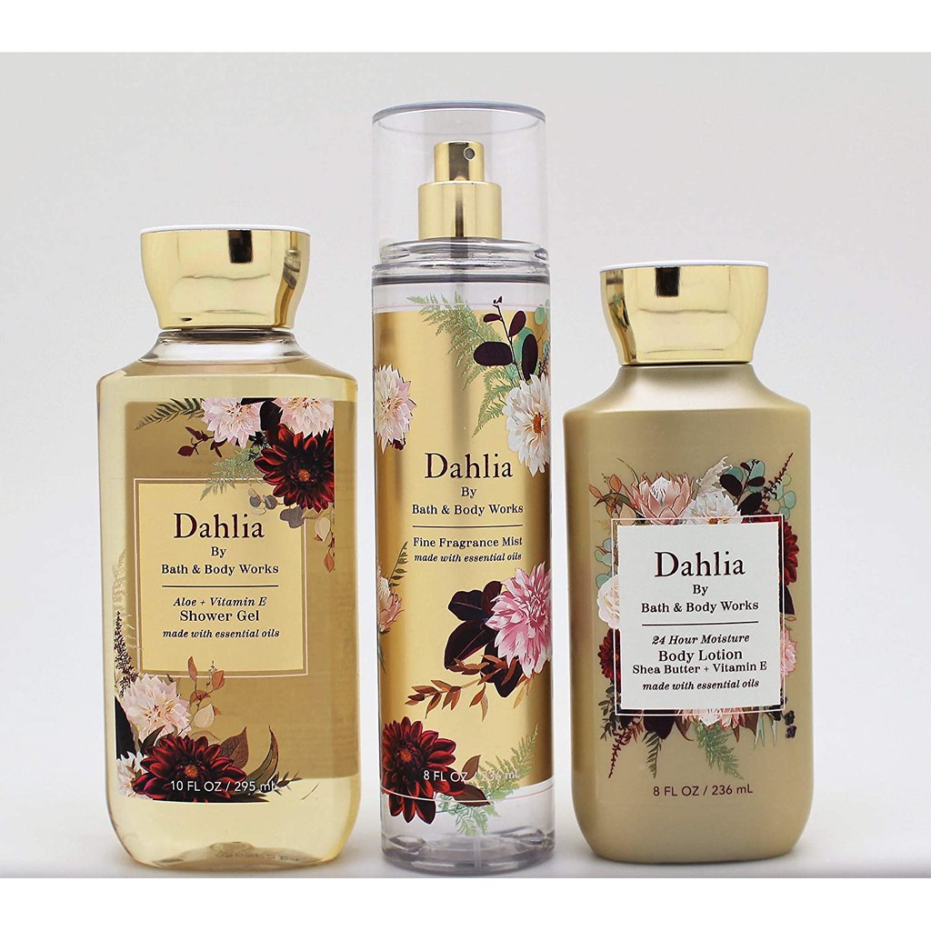 🤎 𝐁𝐨𝐝𝐲𝐦𝐢𝐬𝐭𝐯𝐧 - Xịt Thơm Toàn Thân Bath And Body Works Body Mist Dahlia 🤎