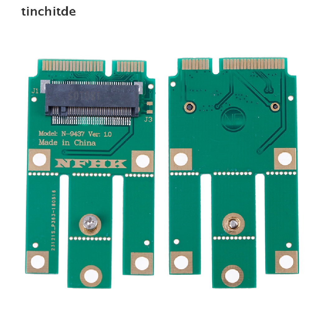 Mô-đun Không Dây A + E key A key M.2 NGFF Sang MINI PCIE Cho Thẻ Không Dây