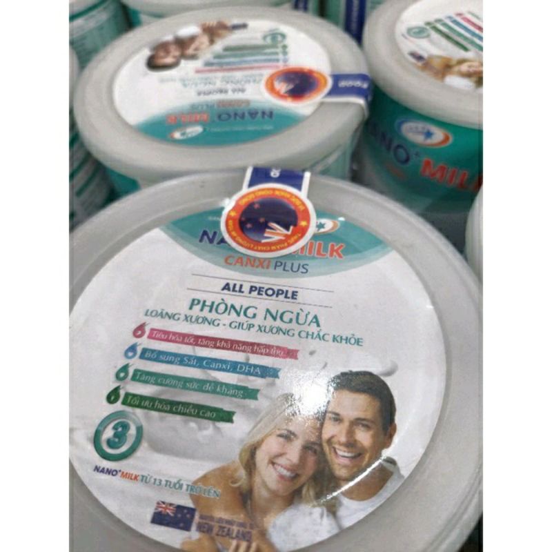 Sữa canxi nano milk/400g và 900g
